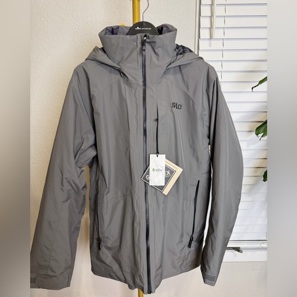 Stio Men's Doublecharge Insulated Ski Snowboard Jacket GORE-TEX size L $449 - Picture 2 of 6
